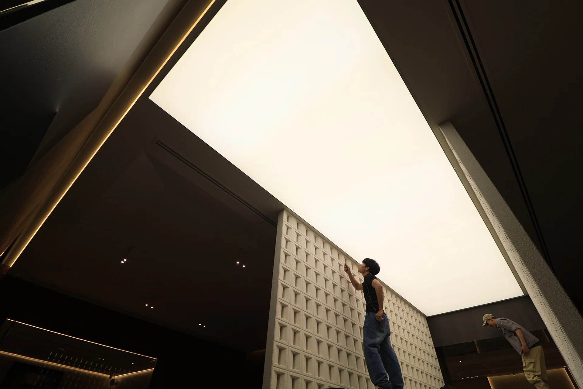 Premium luminous ceiling interior by LUMICÈLE